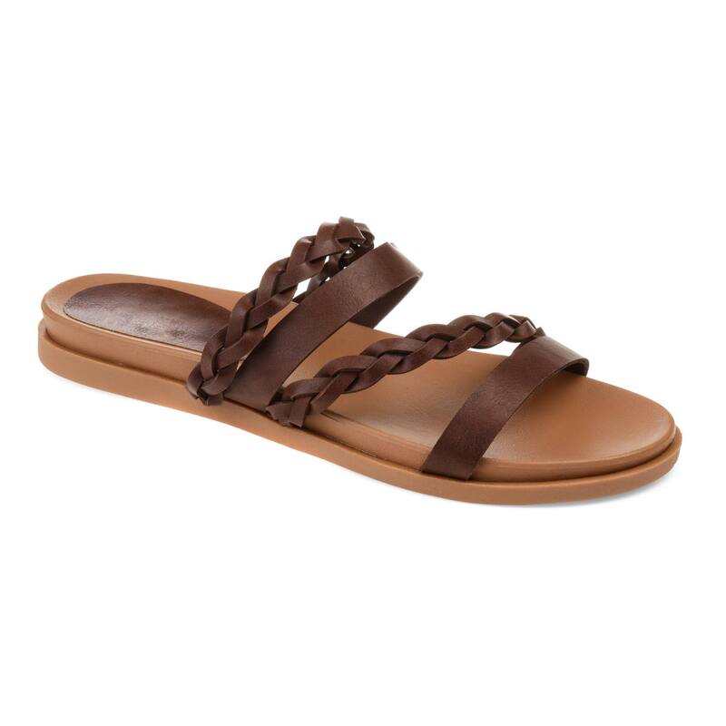 ジュルネ コレクション レディース シューズ サンダル Journee Collection Colette Women'sandals Brown ブラウン