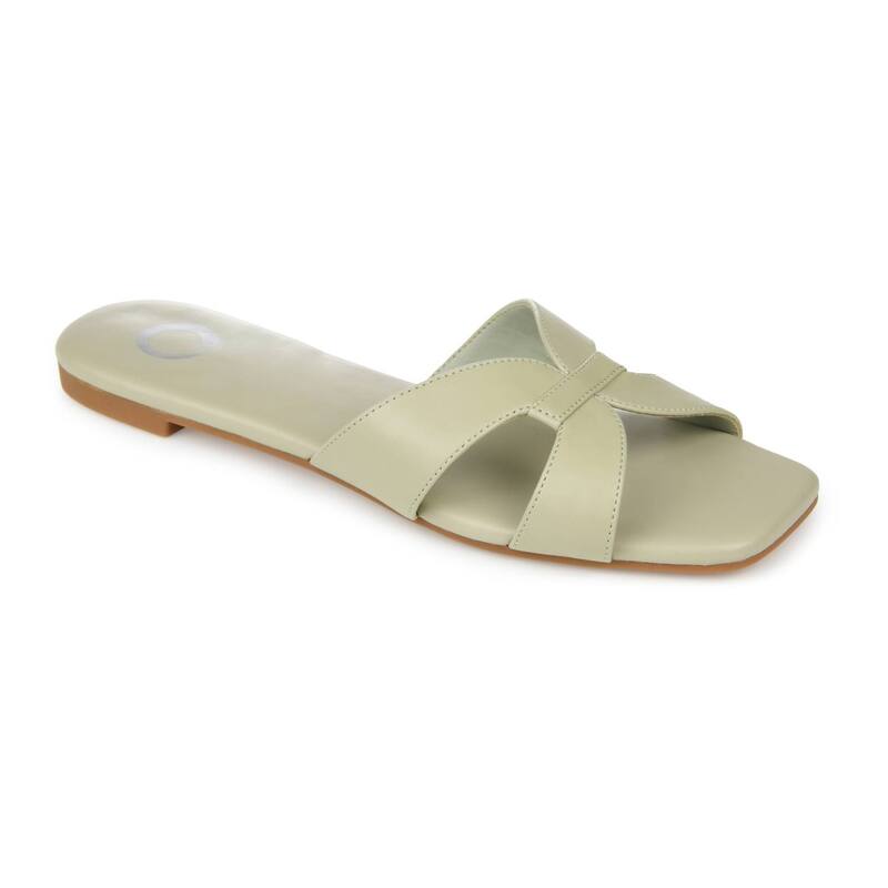ジュルネ コレクション レディース シューズ サンダル Journee Collection Taleesa Women'slide Sandals Green グリーン｜ReVida 店 10,205円