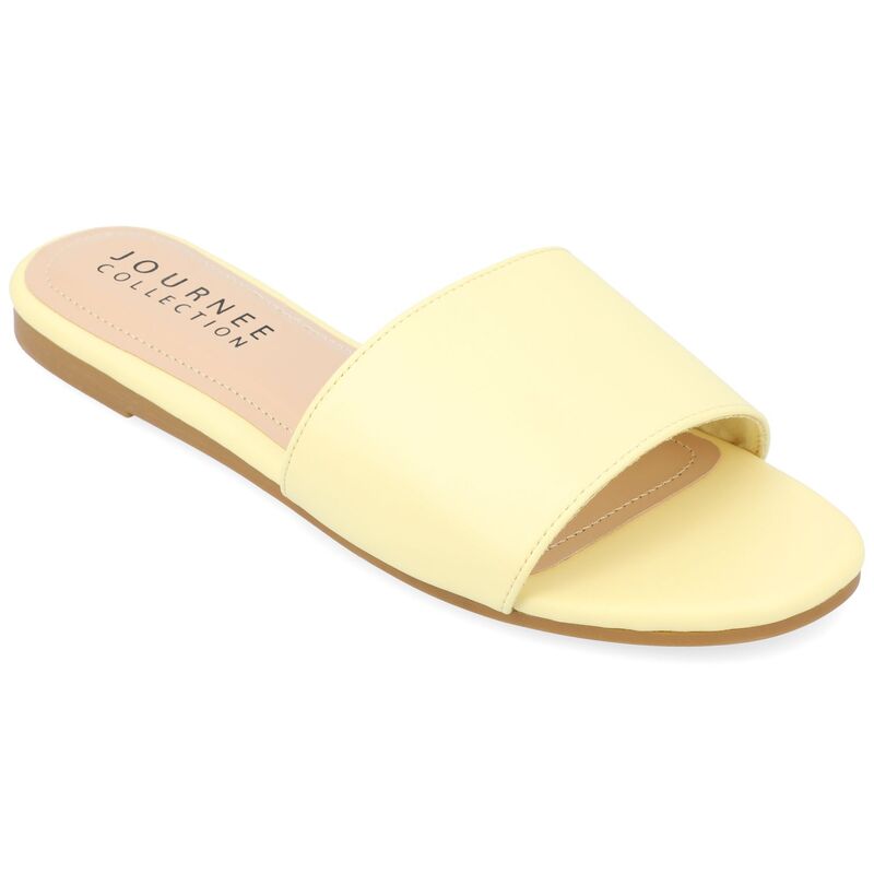 ジュルネ コレクション レディース シューズ サンダル Journee Collection Kolinna Women'slide Sandals Yellow イエロー