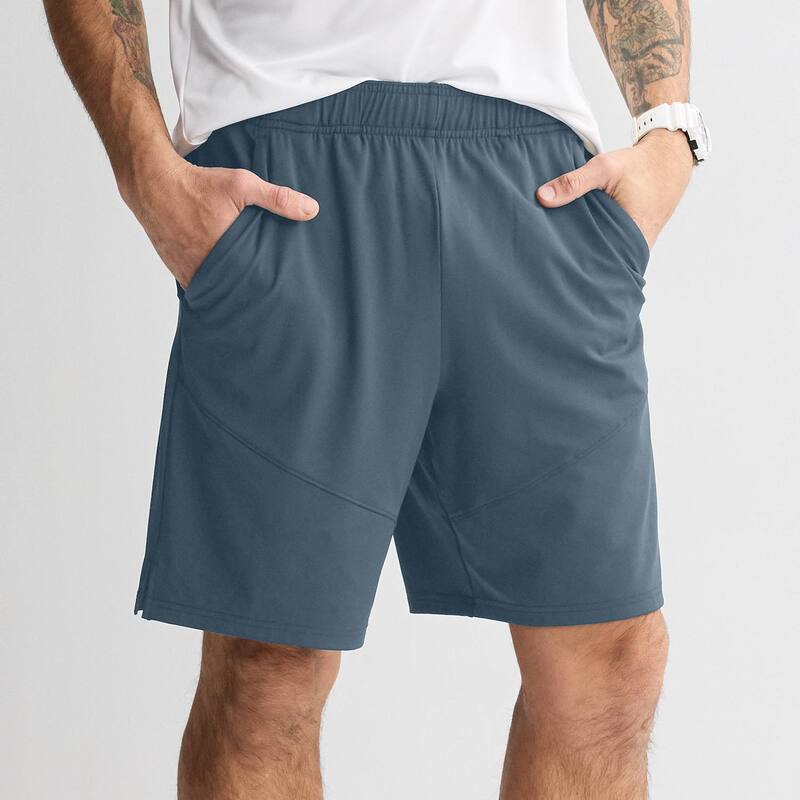 Tek Gear レディース ボトムス ハーフパンツ・ショーツ Men Tek Gear Heavy Weight Dry Tek 8-inch Utility Short Common Blue ブルー