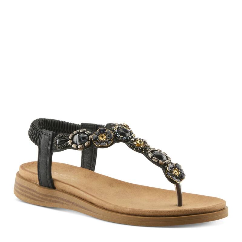 パトリシア レディース シューズ サンダル Patrizia Sinai Women\u0027s Thong Sandals Black Multi 黒いこと