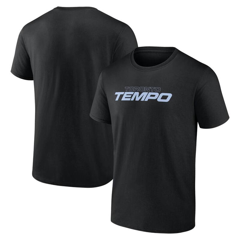アンブランデッド レディース トップス Tシャツ Unbranded Men's Black Toronto Tempo Team Wordmark T-Shirtor Black ブラック|ReVida 店