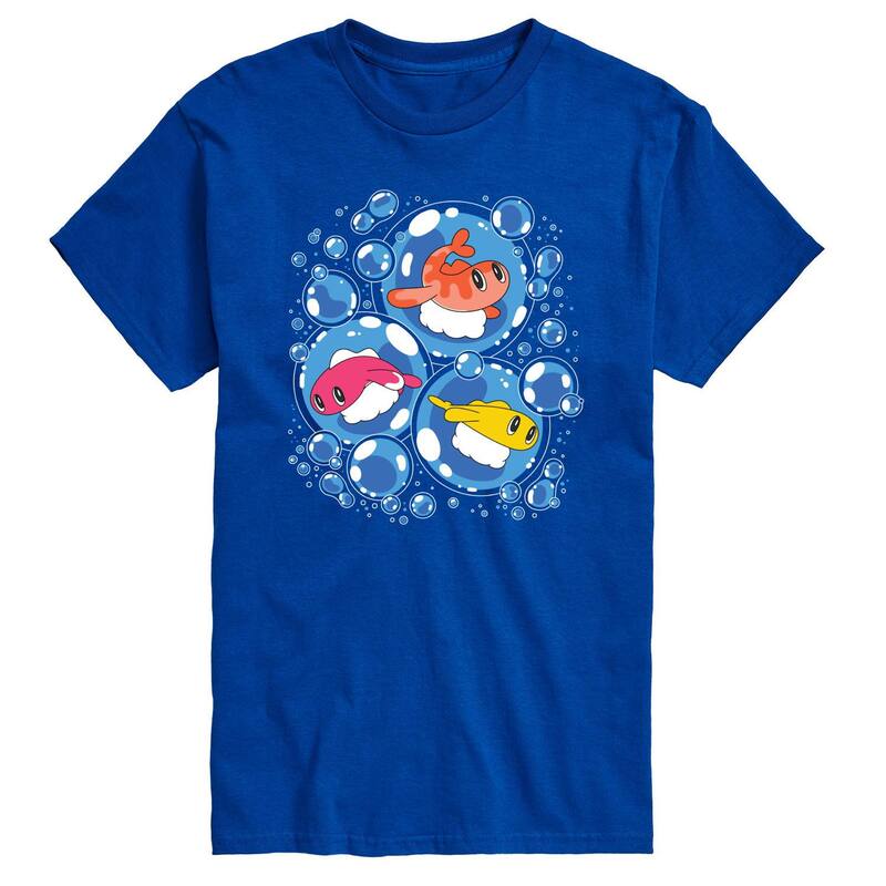 アニメキャラクター レディース トップス Tシャツ トール グラフィック Licensed Character Big & Tall Pokmon Tatsugiri Bubbles Graphic Tee Royal Blue ブルー|ReVida 店