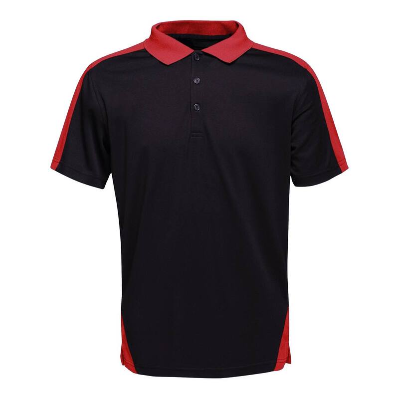 レガッタ レディース トップス Tシャツ ポロシャツ コントラスト Regatta Contrast Coolweave Pique Polo Shirt Black And Classic Red ブラック｜ReVida 店