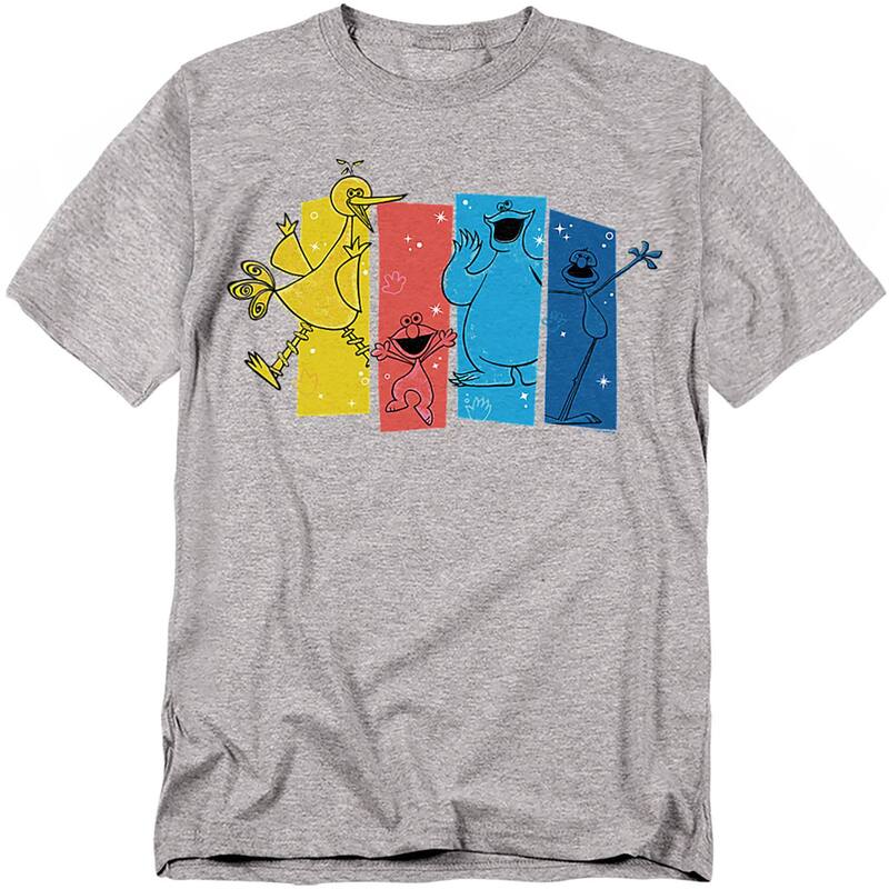 アニメキャラクター レディース トップス Tシャツ トール グラフィック Licensed Character Big & Tall Sesame Street Graphic Tee Heather Gray グレー|ReVida 店