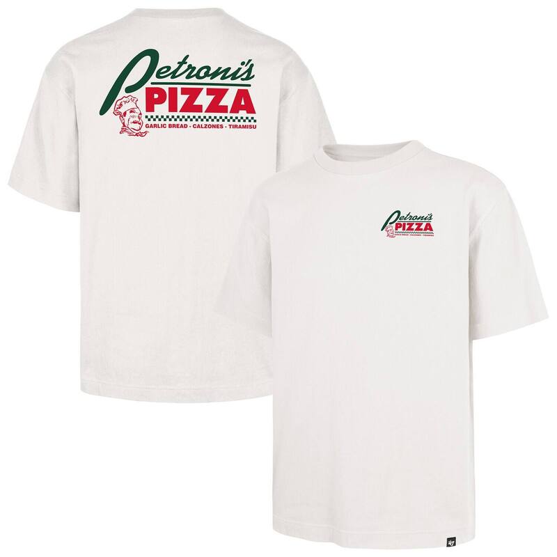 フォーティセブンブランド レディース トップス ティーシャツ 47 Brand Men\u0027s \u002747 White Petroni\u0027s Pizza Foundation T-Shirt Nfl White 白いこと Tシャツ・カットソー-トップス-レディースファッション
