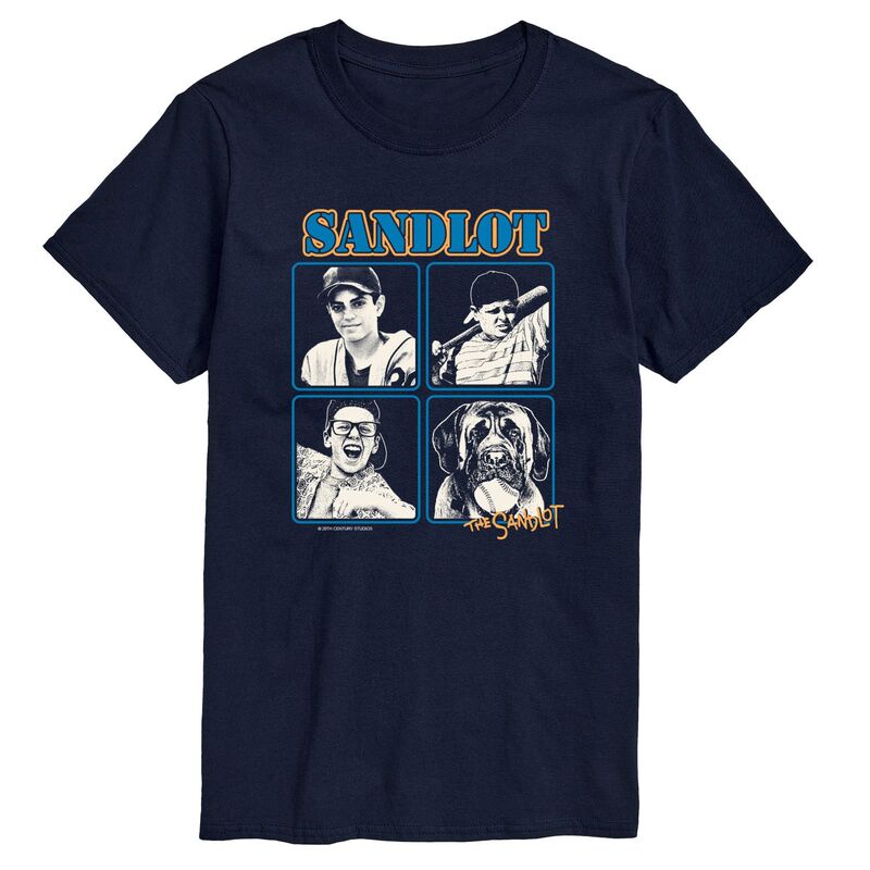 アニメキャラクター レディース トップス Tシャツ トール グラフィック Licensed Character Big & Tall The Sandlot Gridistressed Graphic Tee Navy ネイビー｜ReVida 店