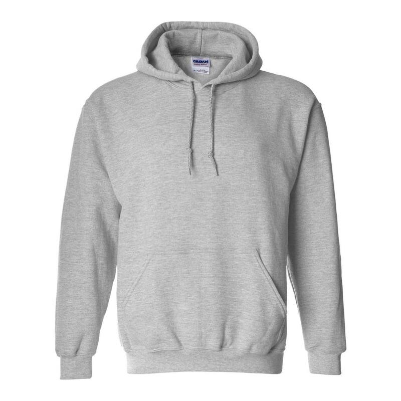 ギルダン レディース トップス プルオーバー パーカー Gildan Unisex Adult Heavy Blend Hoodie Sport Grey 薄墨色