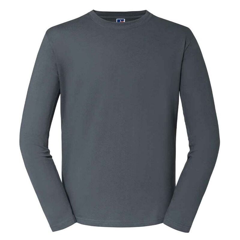 ラッセルアスレチック レディース トップス Tシャツ 長袖 Russell Athletic Russell Mens Classic Long-Sleeved T-Shirt French Navy ネイビー|ReVida 店