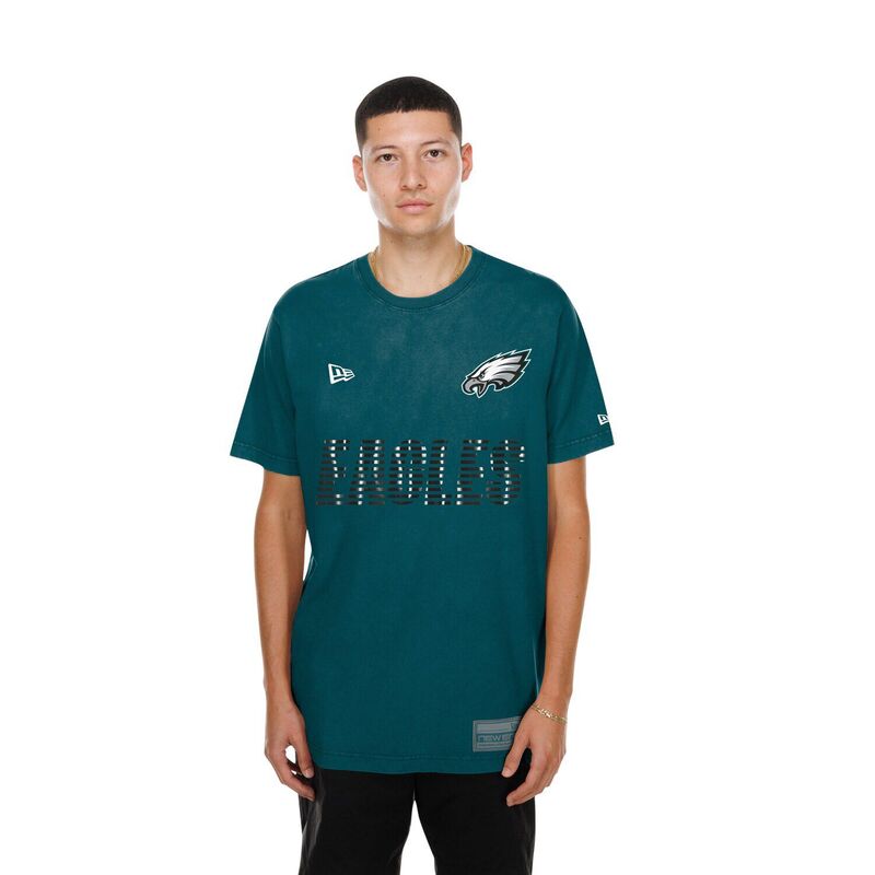 ニューエラ レディース トップス Tシャツ Men's New Era Midnight Green Philadelphia Eagles Match T-Shirt Eagreen グリーン|ReVida 店
