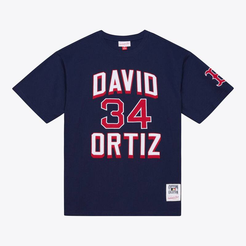 ミッチェル\u0026ネス レディース トップス Tシャツ Men Mitchell \u0026 Ness David Ortiz Navy Boston Red Sox Player Collection Premium T-Shirt Rsx Navy ネイビー