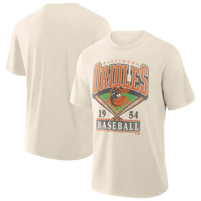 ファナティクス レディース トップス Tシャツ プリントール Fanatics Men's Profile Cream Baltimore Orioles Big & Tall Screen Print-Shirt Orl Beige ベージュ|ReVida 店