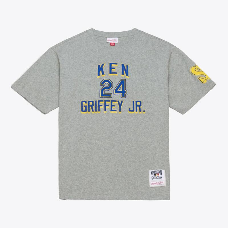 ミッチェル\u0026ネス レディース トップス Tシャツ Men Mitchell \u0026 Ness Ken Griffey Jr. Gray Seattle Mariners Player Collection Premium T-Shirt Mns Grey グレー