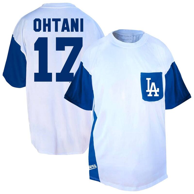 ファナティクス レディース トップス プルオーバー トール Fanatics Men\u0027s Profile Shohei Ohtani White/Royalos Angeles Dodgers Big \u0026 Tall Player Name \u0026 Number T-Shirt Lad White 白いこと