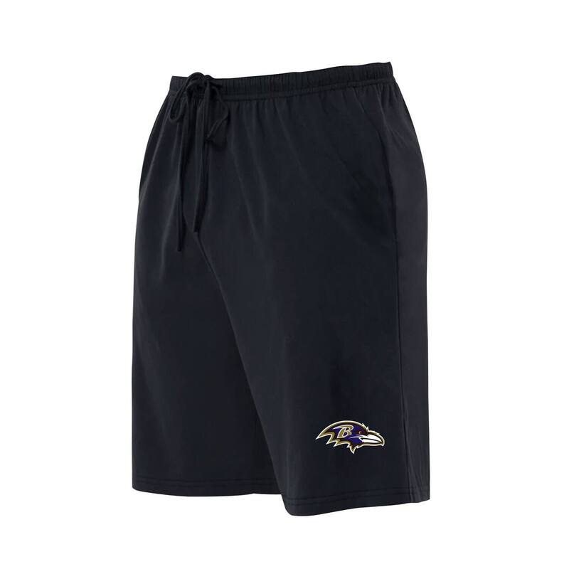 アンブランデッド レディース ボトムス ハーフパンツ・ショーツ トール ショートパンツ フリース Unbranded Men's Conceptsport Black Baltimore Ravens Big & Tall Fleece Lounge Shorts Rav Black ブラック|ReVida 店