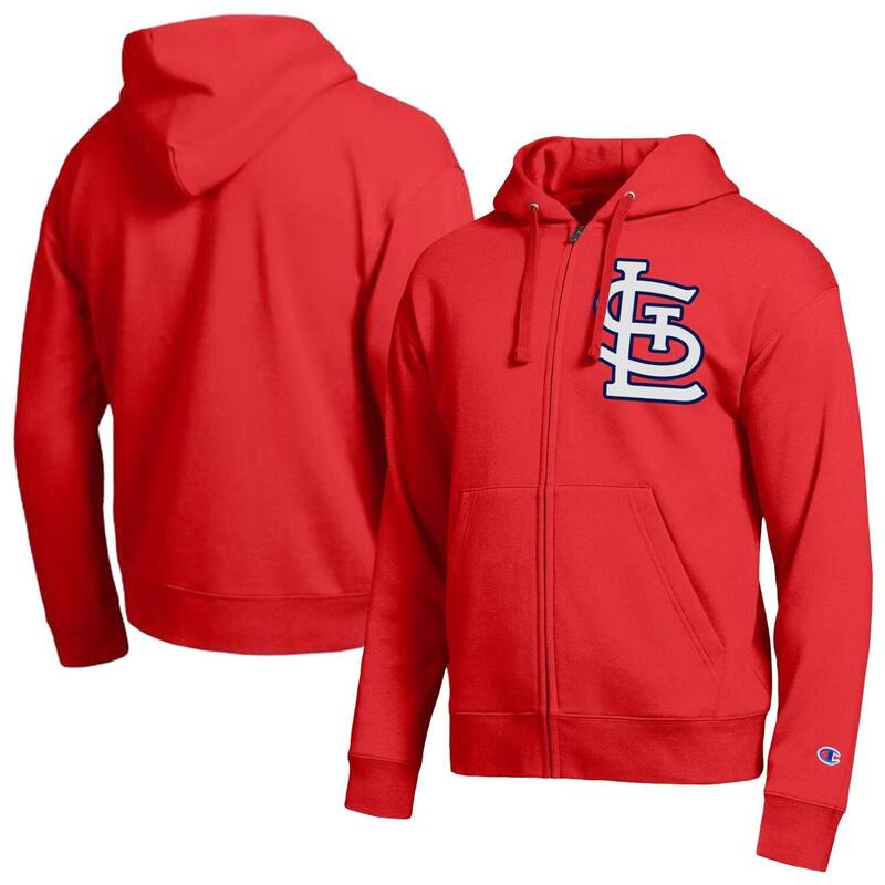 チャンピオン レディース トップス Tシャツ パーカー Men's Champion Red St. Louis Cardinals All-Star Full-Zip Hoodie Crd Red レッド｜ReVida 店