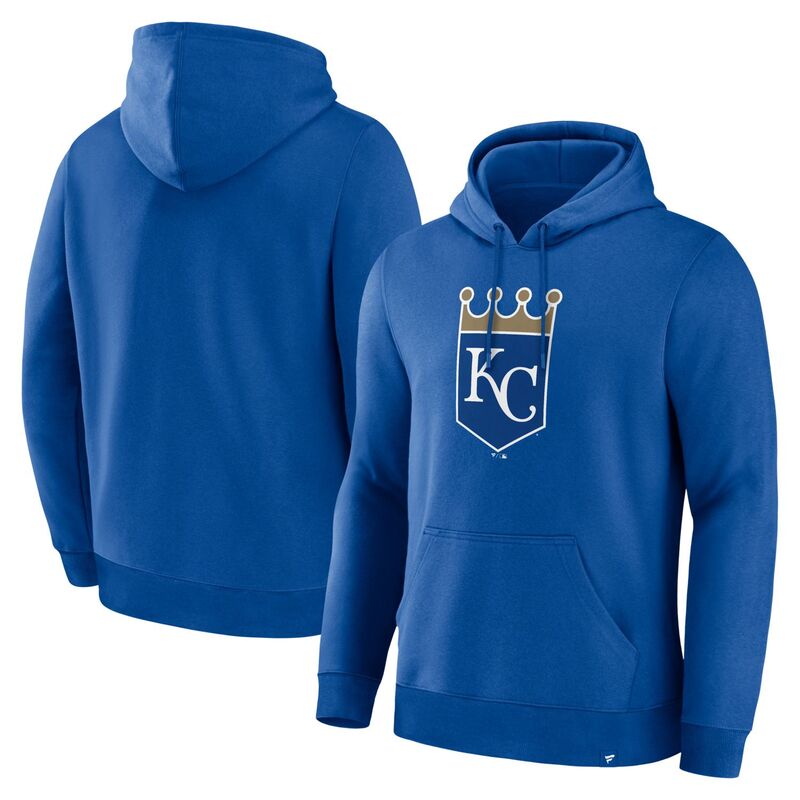 ファナティクス レディース トップス Tシャツ ロゴ パーカー Men's Fanatics Royal Kansas City Royals Primary Logo Legacy Hoodie Ryl Blue ブルー｜ReVida 店