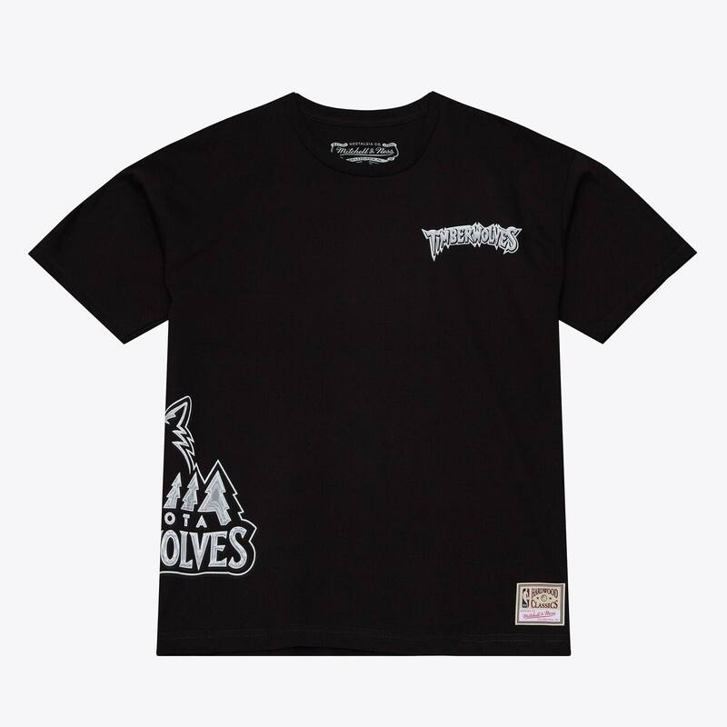 ミッチェル\u0026ネス レディース トップス Tシャツ Men Mitchell \u0026 Ness Black Minnesota Timberwolves Chrome Heritage T-Shirt Mtw Black ブラック