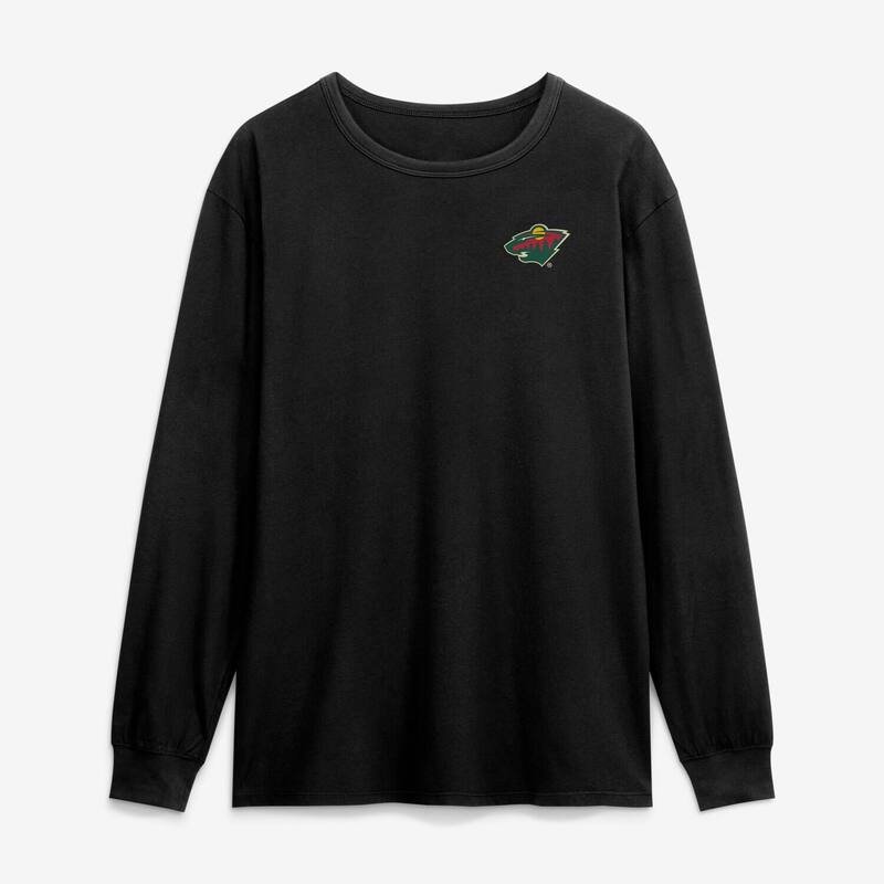 ファナティクス レディース トップス プルオーバー Men\u0027s Fanatics Black Minnesota Wild Game Long Sleeve T-Shirt Wld Black 黒いこと