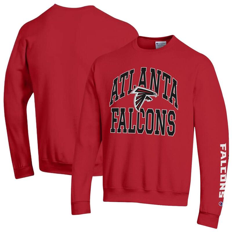 チャンピオン レディース トップス Tシャツ スウェット フリース Men Champion Red Atlanta Falcons Powerblend Fleece Sweatshirt Fal Red レッド