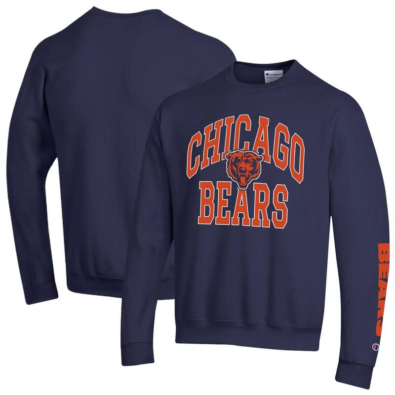 チャンピオン レディース トップス Tシャツ スウェット フリース Men Championavy Chicago Bears Powerblend Fleece Sweatshirt Brs Navy ネイビー