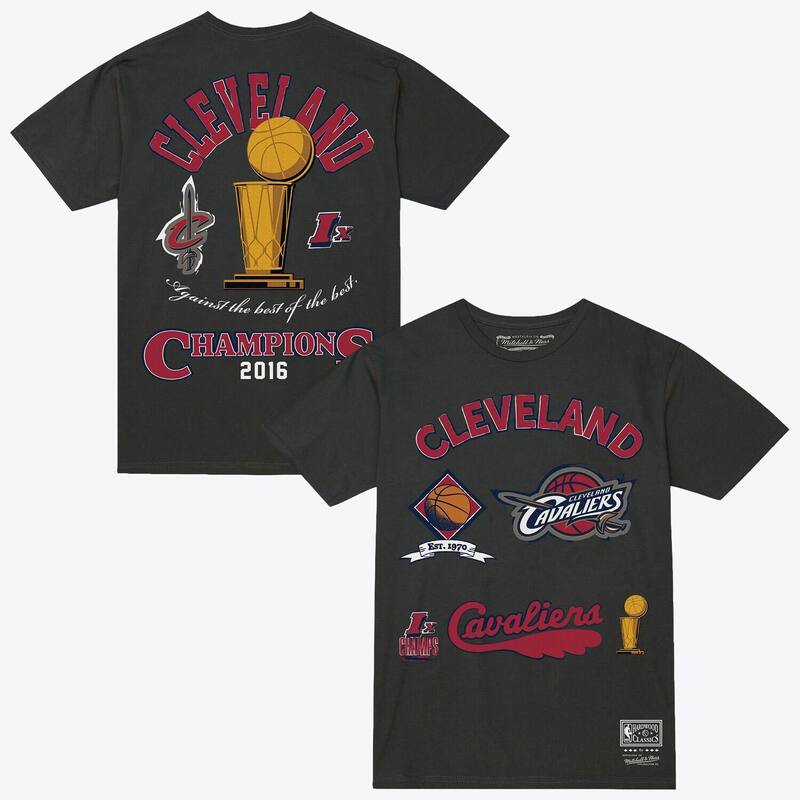 ミッチェル&ネス レディース トップス Tシャツ Men's Mitchell & Ness Charcoal Cleveland Cavaliers Hardwood Classics Legacy Defined T-Shirt Cav Charco チャコール｜ReVida 店