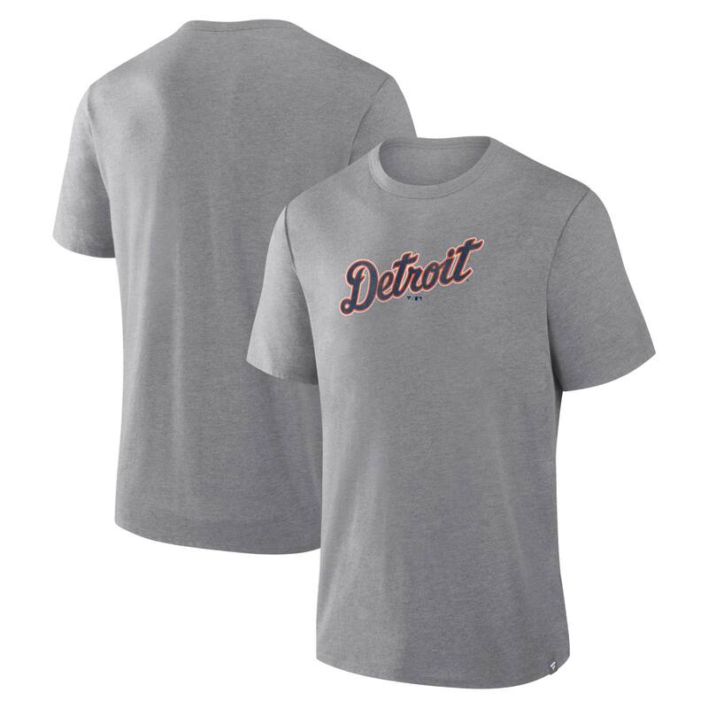 ファナティクス レディース トップス プルオーバー Men\u0027s Fanatics Heather Gray Detroitigers Play Tribute Tri-Blend T-Shirtgrey 薄墨色