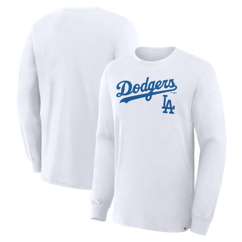 ファナティクス レディース トップス プルオーバー Men\u0027s Fanatics White Los Angeles Dodgers Lock-Up Legacy Long Sleeve T-Shirt Lad White 白いこと