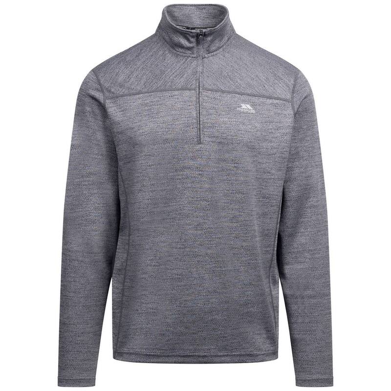 トレス通行手形 レディース トップス ティーシャツ Trespass Mens Marshall Marl Jumper Dark Grey 薄墨色 トップス-Tシャツ・カットソー-レディースファッション