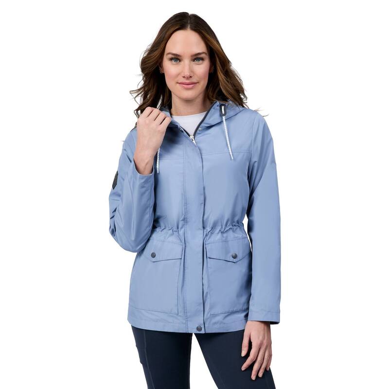 フリー カントリー レディース アウター ジャケット・ブルゾン Free Country Women's Rain Away Anorak Rain Jacket Blue Jean ブルー|ReVida 店