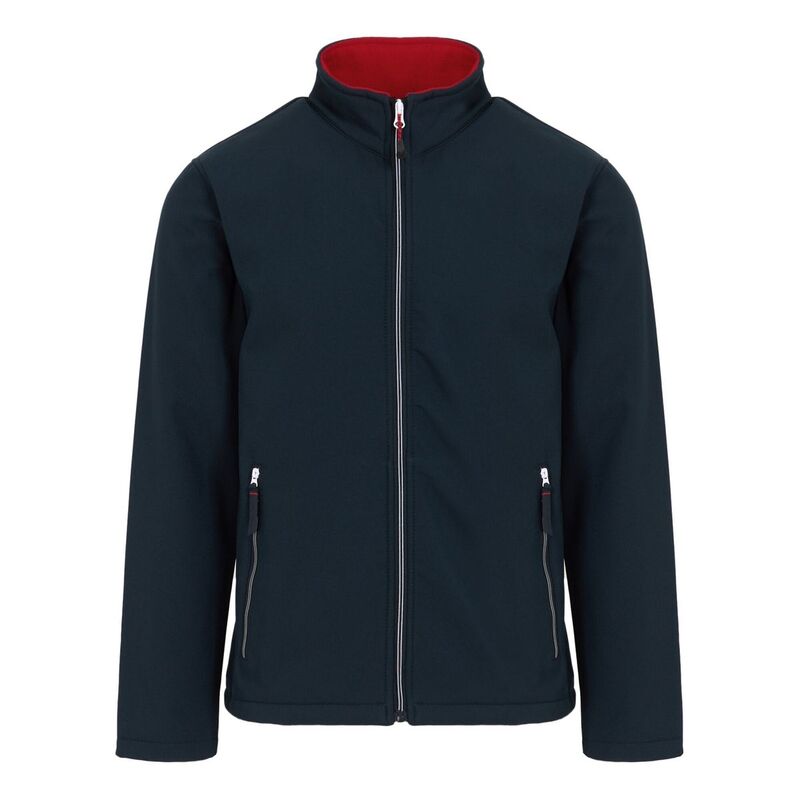 レガッタ レディース アウター 上衣・上衣 Regatta Professional Mens Plain Double Layered Soft Shell Jacket Navy And Classic Red 米国海軍