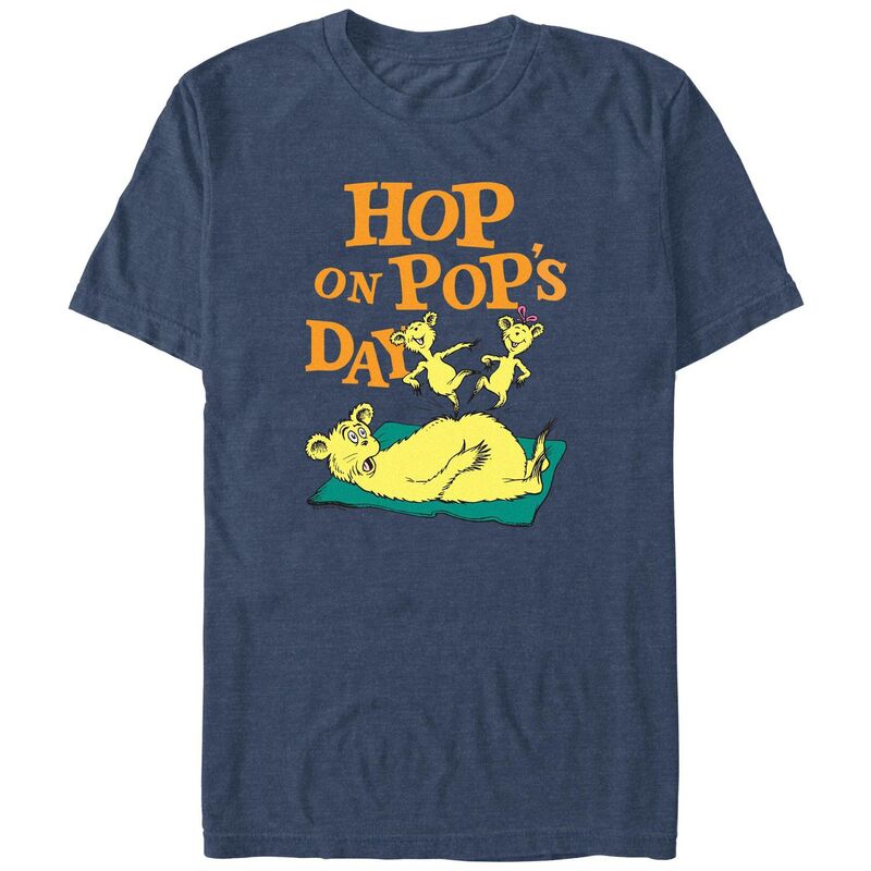 アニメキャラクター レディース トップス Tシャツ トール グラフィック Licensed Character Big & Tall Dr. Seuss Hop On Pop's Day Graphic Tee Navy Heather ヘザー｜ReVida 店 7,650円