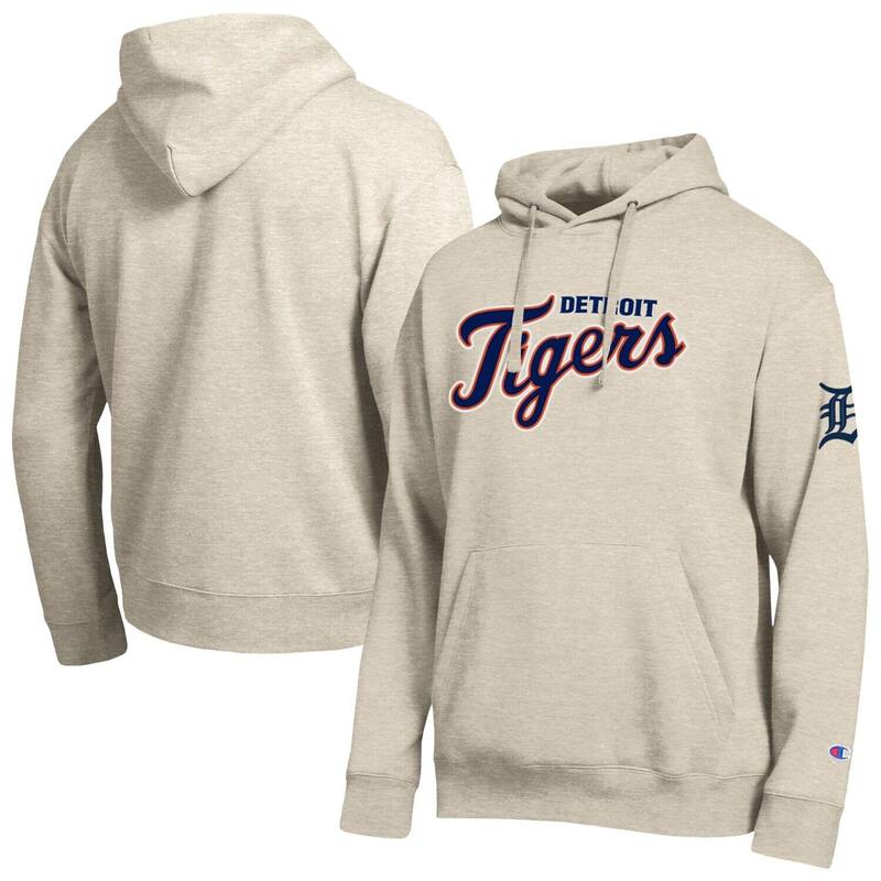 チャンピオン レディース トップス Tシャツ パーカー Men's Champion Oatmeal Detroitigers All Star Chenille Hoodie Tgr Multi マルチカラー｜ReVida 店