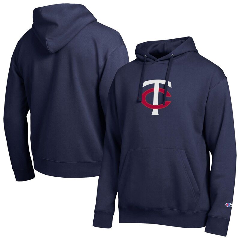 チャンピオン レディース トップス Tシャツ 刺繍 ロゴ パーカー Men's Championavy Minnesota Twins All Star Embroidered Logo Hoodie Twnavy ネイビー｜ReVida 店 19,156円