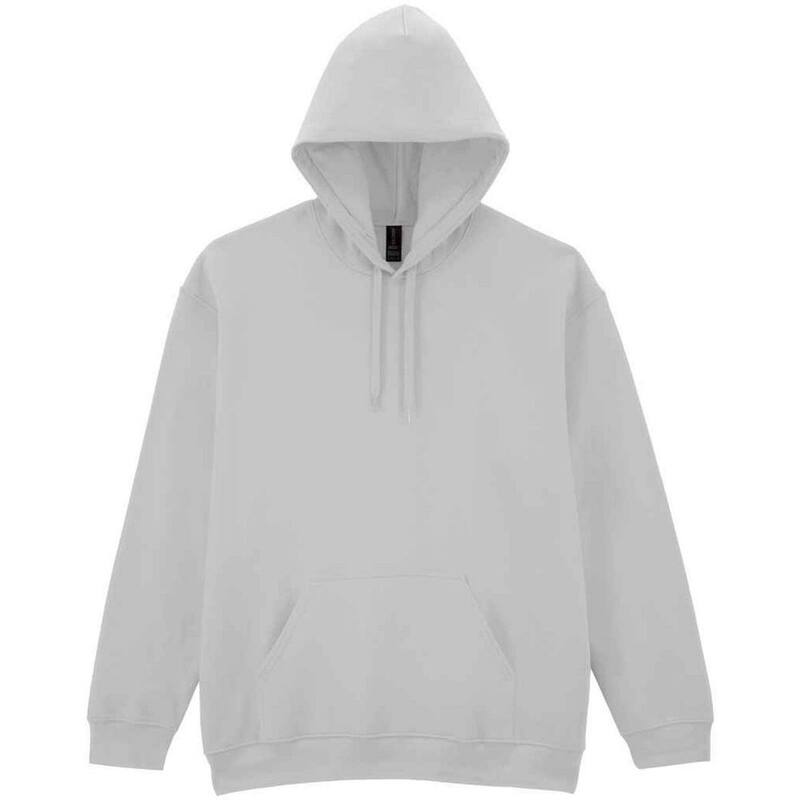 ギルダン レディース アウター 編み物・プルオーバー フリース パーカー Gildan Unisex Adult Midweight Fleece Hoodie Ash Grey 薄墨色 ニット・セーター-セーター-レディースファッション