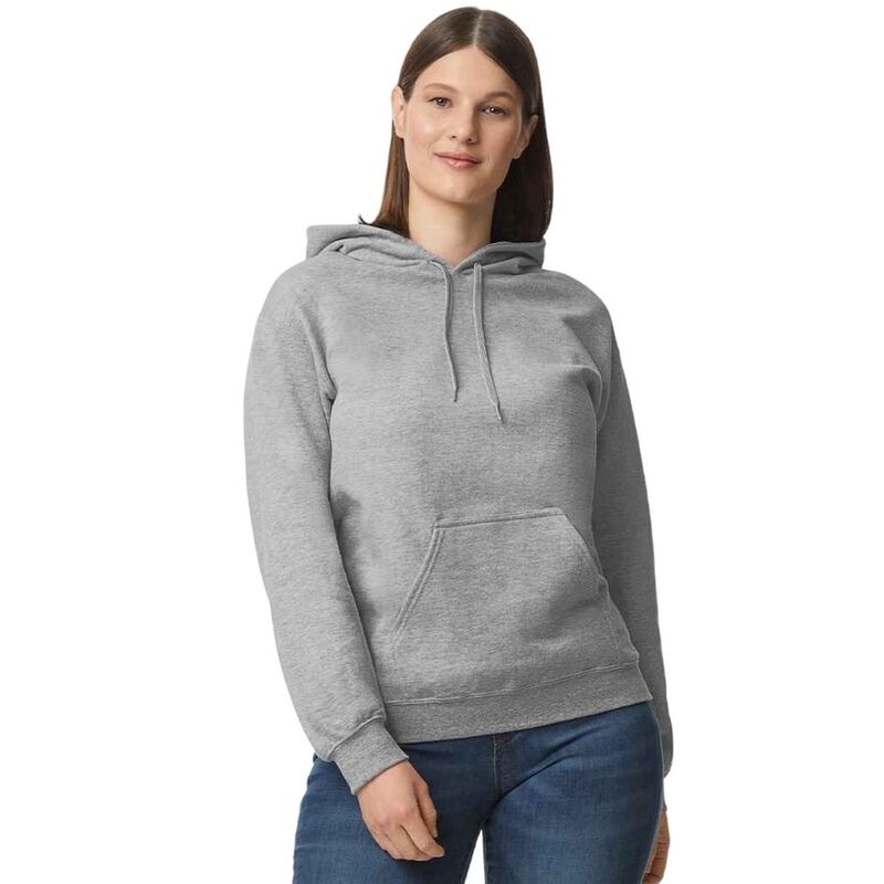 ギルダン レディース アウター 編み物・プルオーバー フリース パーカー Gildan Unisex Adult Midweight Fleece Hoodie Sport Grey 薄墨色 トップス-ニット・セーター-レディースファッション