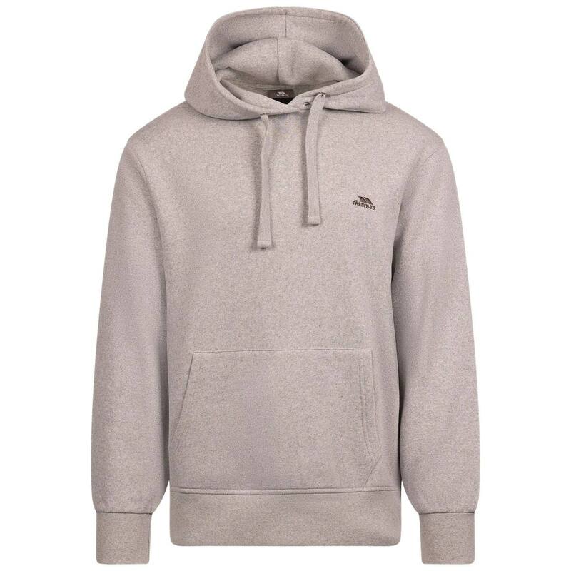 トレス通行手形 レディース アウター 編み物・プルオーバー ロゴタイプ パーカー Trespass Mens Truman Logo Hoodie Grey Marl 薄墨色 レディースファッション-ニット・セーター-セーター