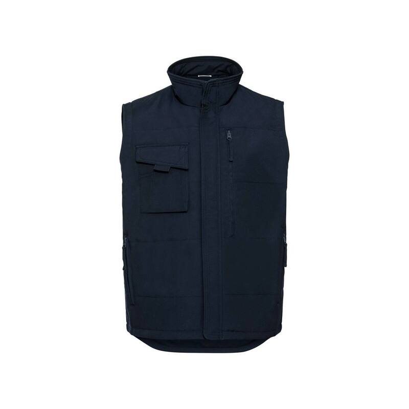 ラッセルアスレチック レディース アウター ジャケット・ブルゾン ジレ Russell Athletic Russell Mens Heavy Duty Gilet French Navy ネイビー