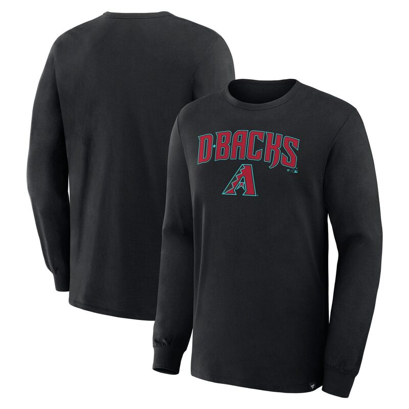ファナティクス レディース トップス プルオーバー Men\u0027s Fanatics Black Arizona Diamondbacks Lock-Up Legacy Long Sleeve T-Shirt Dbk Black 黒いこと