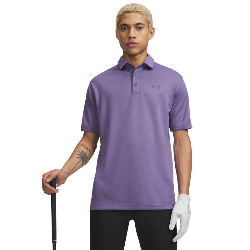 アンダーアーマー レディース トップス Tシャツ ポロシャツ Men's Under Armour Tech Polo Purple Luxe パープル｜ReVida 店
