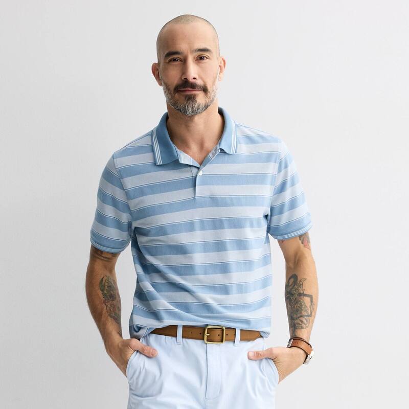 ソノマ レディース トップス Tシャツ ポロシャツ Menonoma Goods For Life Fashion Pique Polo Blue Shadow ブルー