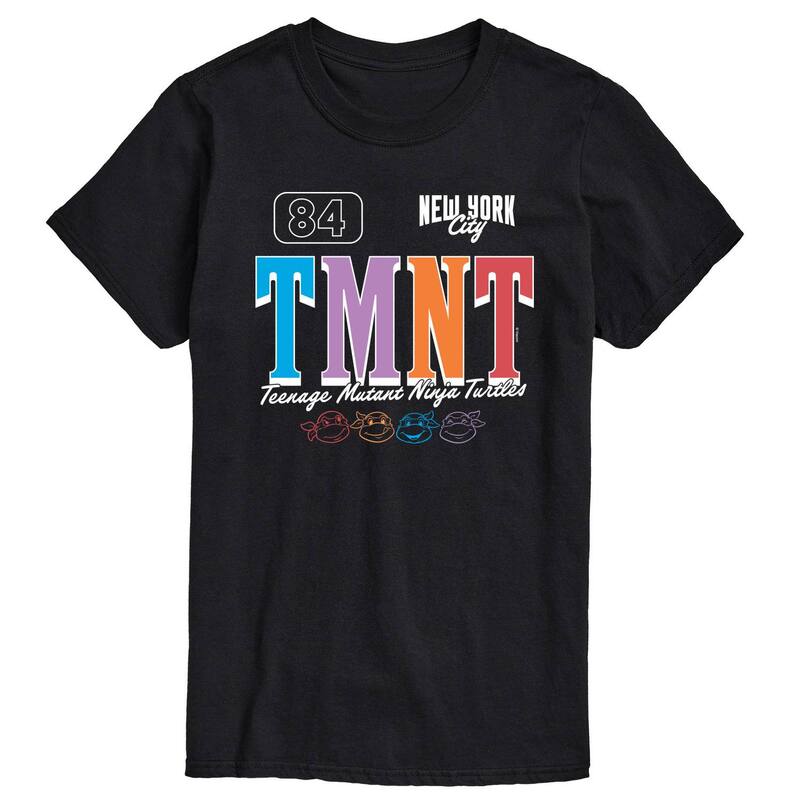 ニコロデオン レディース トップス Tシャツ トール グラフィック Nickelodeon Big & Tall Teenage Mutant Ninja Turtles Graphic Tee Black ブラック｜ReVida 店