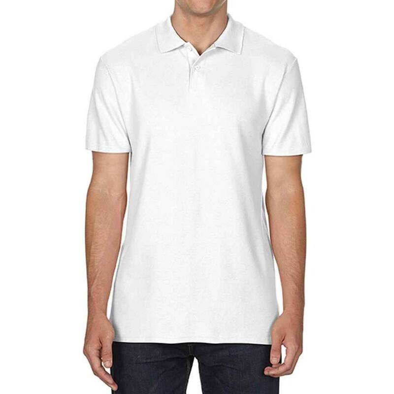 ギルダン レディース トップス プルオーバー スポーツシャツ Gildan MensoftStyle Double Pique Polo Shirt White 白いこと