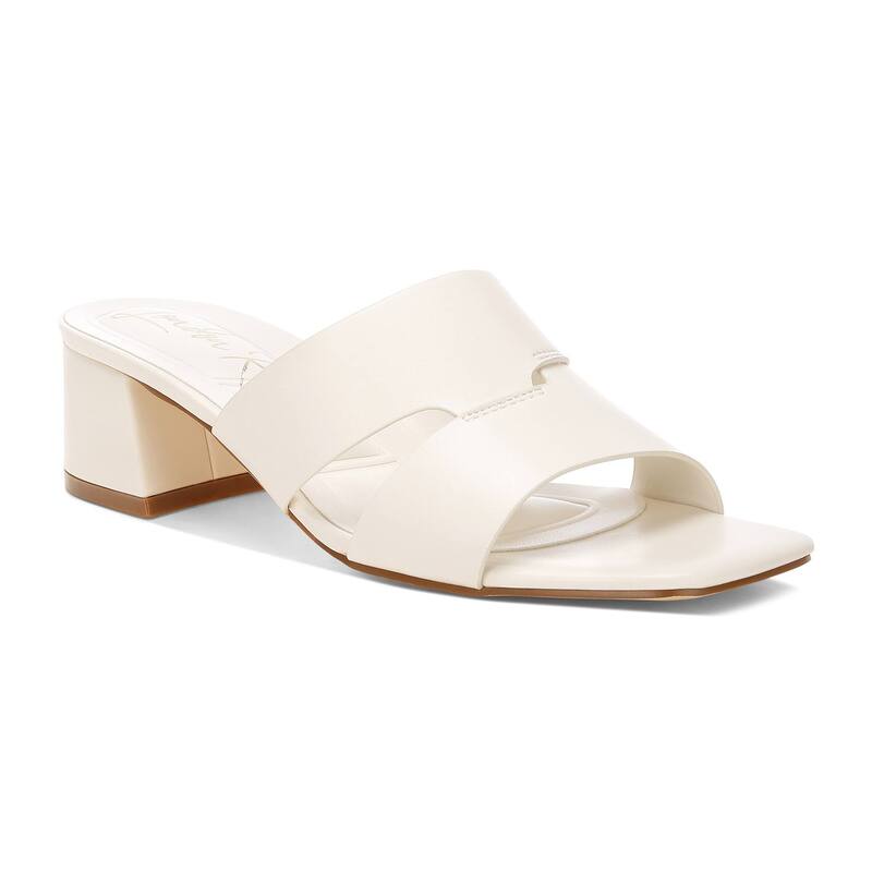 ロンドンラグ レディース シューズ サンダル ヒール London Rag Shulva Women's Block Heel Slide Sandals Off White オフホワイト｜ReVida 店