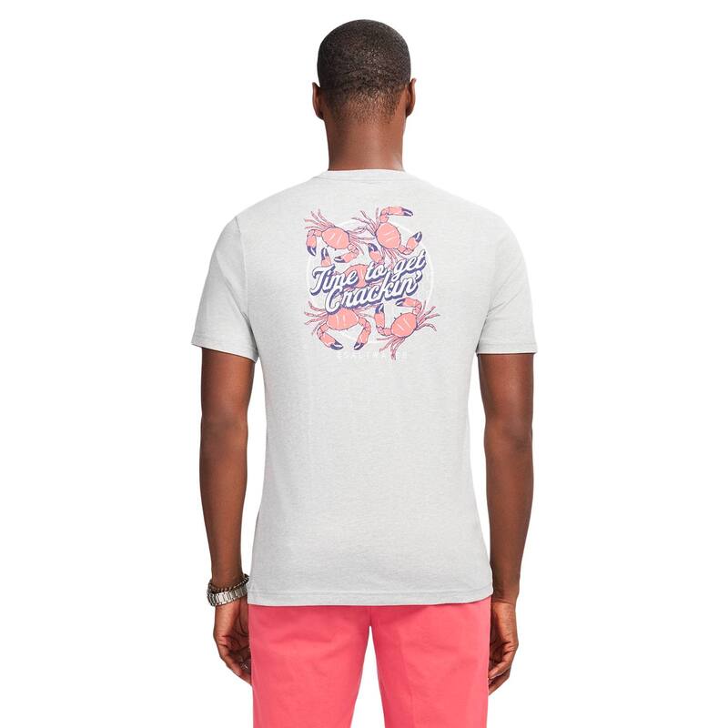 アイゾッド レディース トップス Tシャツ グラフィック Men IZOD Saltwater Short Sleeve Graphic Tee Get Crackin