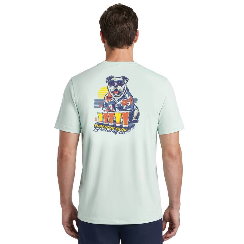 アイゾッド レディース トップス Tシャツ グラフィック Men IZOD Saltwater Short Sleeve Graphic Tee Surf Spray