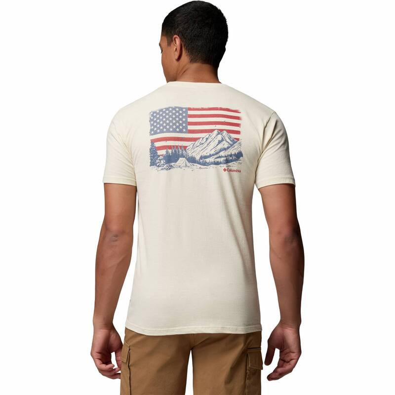 コロンビア レディース トップス Tシャツ グラフィック Men Columbia Graphic Tee Chalk White ホワイト