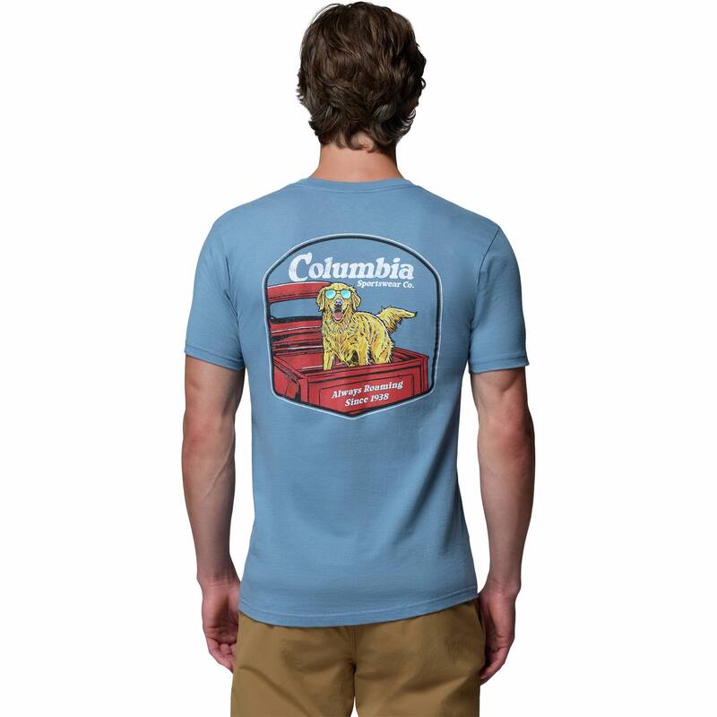 コロンビア レディース トップス Tシャツ グラフィック Men Columbia Graphic Tee Grey グレー