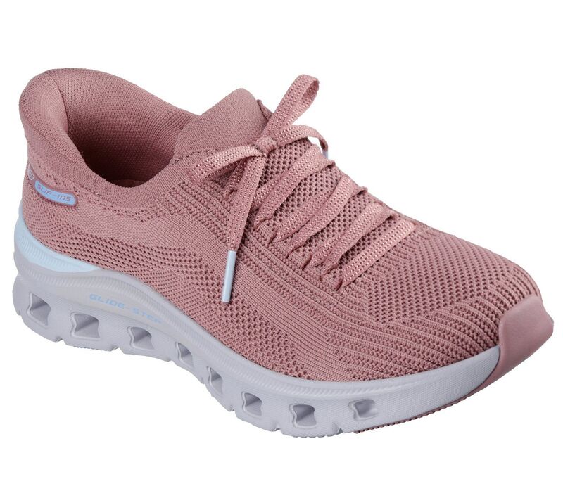 スケッチャーズ レディース シューズ スニーカー Skechers Hands Free Slip-ins Glide-Stepro Women\u0027s Comfort Sneakers Mauve