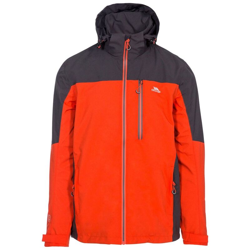 トレス通り手形 レディース アウター 上衣・上衣 Trespass Mens Tappin Hooded Waterproof Jacket Flame